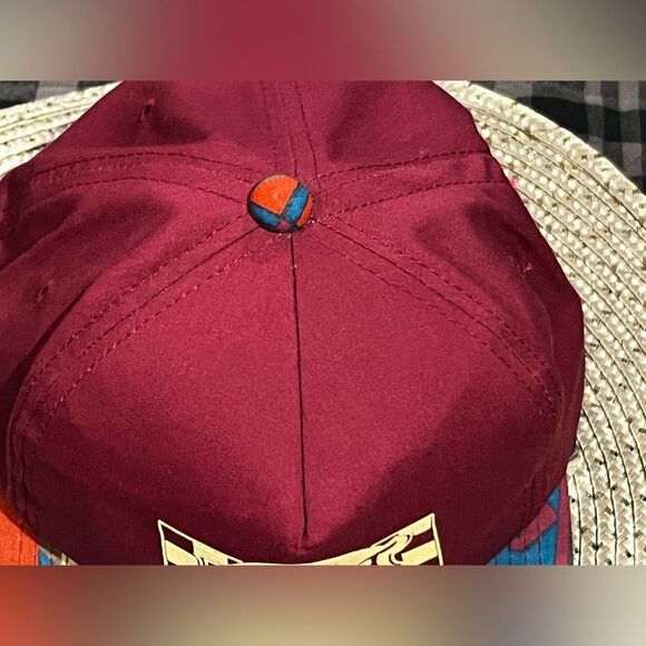 Vintage "trucker hat" snapback Buz Post Pontiac GMC Isuzu" burgundy Aztec-style - Picture 10 of 11